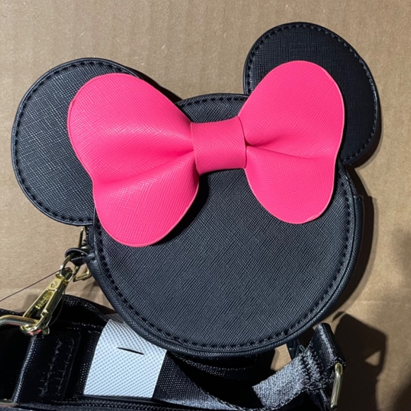 Disney's Minnie Mouse Crossbody Bag With Detachable Coin Pouch - Picture 3 of 8